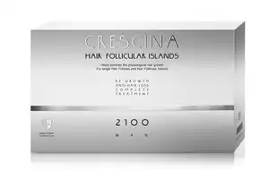 Crescina HFI 2100 Комплекс для мужчин против выпадения волос и для роста волос 10 шт + 10 шт