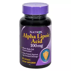 Natrol альфа-липоевая кислота 100 мг капсулы 60 шт