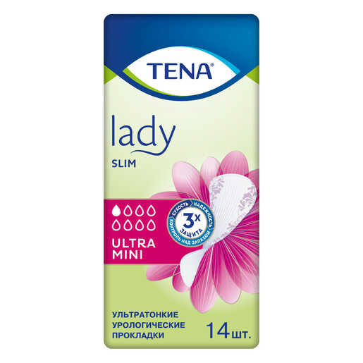 TENA Lady Slim Ultra Mini Прокладки урологические 14 шт