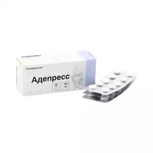Адепресс Таблетки 20 мг 30 шт