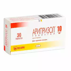 Арипризол Таблетки 10 мг 30 шт