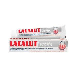 Lacalut White Паста зубная 75 мл зубная паста lacalut perfect white 75 мл