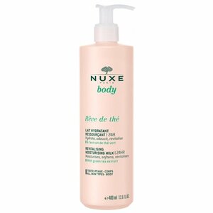 Nuxe Body Reve De The Молочко восстанавливающее увлажняющее для тела 24 часа 400 мл восстанавливающий гель для душа nuxe body reve de the 200 мл