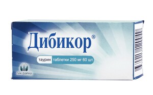 Дибикор Таблетки 250 мг 60 шт