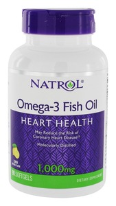 Natrol Омега-3 рыбий жир 1000 мг Капсулы 90 шт biovea омега 3 рыбий жир c лимонным вкусом капсулы 1000 мг 90 шт