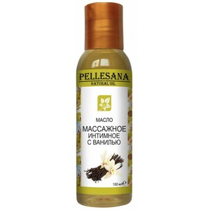 Pellesana Масло массажное интимное с ванилью 100 мл массажное интимное масло с ароматом малины 100 мл