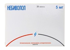 Небиволол-Изварино Таблетки 5 мг 28 шт винпоцетин изварино таблетки 5 мг 50 шт