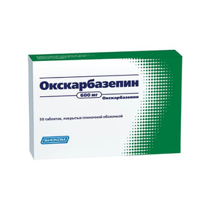 Окскарбазепин Таблетки 600 мг 50 шт комплекс экстрактов с валерианой ваше спокойствие 24 таблетки по 600 мг