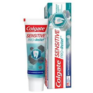 цена Colgate Sensitive Pro-Relief Восстановление и контроль Паста зубная 75 мл