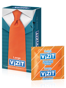 цена Vizit презервативы увеличенного размера 12 шт