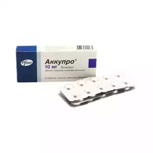 Аккупро таблетки 10 мг 30 шт
