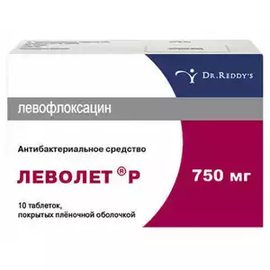 Леволет Р Таблетки 750 мг 10 шт