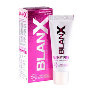 цена Blanx Pro Glossy pink Паста зубная глянцевый эффект 25 мл