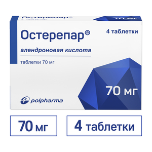 Остерепар® Таблетки 70 мг 4 шт