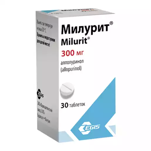 Милурит Таблетки 300 мг 30 шт