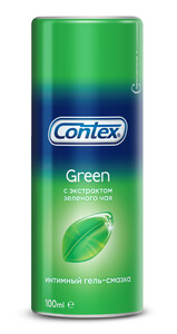 Contex Green Гель-смазка с экстрактом зеленого чая 100 мл гель смазка contex green с экстрактом зеленого чая 30 мл зеленый чай