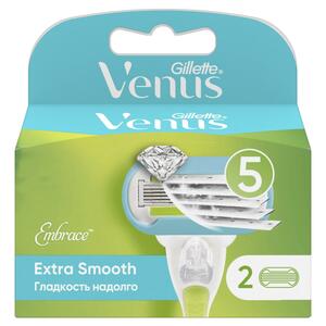 сменные кассеты для бритья gillette venus embrace 2 шт Gillette Venus Embrace Кассеты сменные для бритья 2 шт