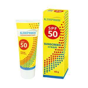 Клирвин Солнцезащитный SPF50 Крем для тела 60 г