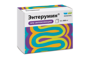 Энтерумин порошок для приготовления суспензии для приема внутрь пакет 800 мг 12 шт