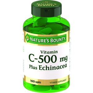 витамин с nature’s bounty 500 мг плюс эхинацея в таблетках 100 шт Nature's Bounty Витамин С плюс эхинацея Таблетки 100 шт