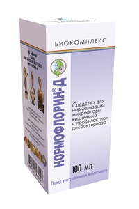 Нормофлорин-Д Биокомплекс Концентрат жидкий 100 мл