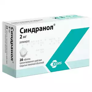 Синдранол таблетки пролонгированного действия покрытые пленочной оболочкой 4 мг 28 шт