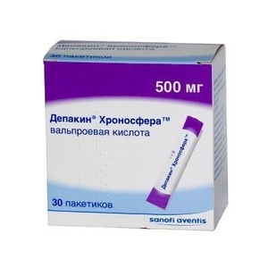 Депакин Хроносфера Гранулы 500 мг 30 шт