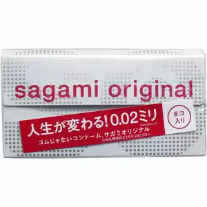 Sagami Презервативы Original 0,02 мм полиуретановые 6 шт