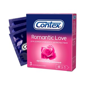 contex romantic love презервативы 12 шт Contex Romantic love Презервативы 3 шт