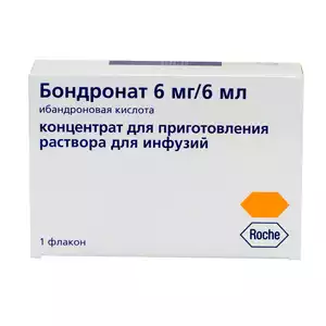 Бондронат концентрат для инфузий раствора 6 мг/6 мл