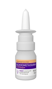 Ксилометазолин Солофарм спрей назальный 140 мкг/доза 0,1% 15 мл
