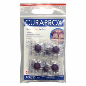 цена Curaprox Таблетки для идентификации зубного налета 12 шт