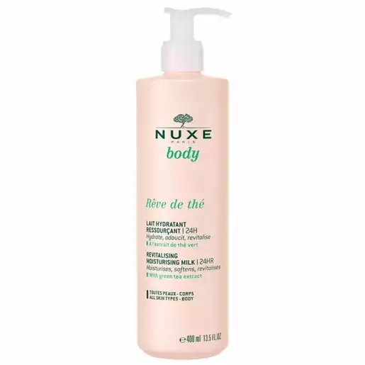 Nuxe Body Reve De The Молочко восстанавливающее увлажняющее для тела 24 часа 400 мл