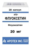 Флуоксетин-апо капсулы 20 мг х28