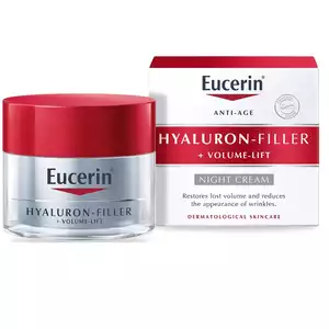 Eucerin Гиалурон-Филлер + Volume-Lift Крем ночной для сухой кожи 50 мл