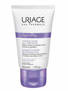 Uriage Gyn-Phy Освежающий Гель для интимной гигиены 50 мл косметика для мамы uriage освежающий гель для интимной гигиены жин фи 200 мл