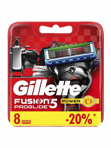 Gillette Fusion ProGlide Power Сменные кассеты 8 шт