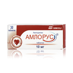 Амлорус Таблетки 10 мг 30 шт