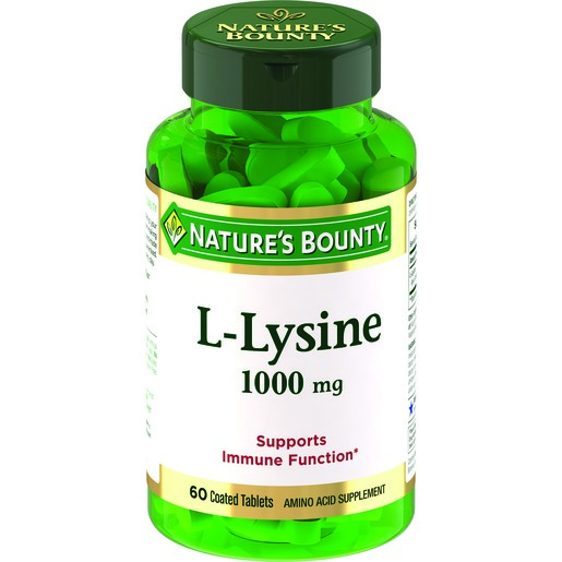 Nature's Bounty L-лизин 1000 мг Таблетки 60 шт