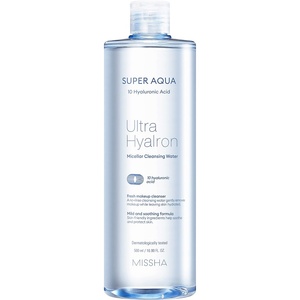 цена Missha Вода мицеллярная увлажняющая с гиалуроновой кислотой Super Aqua Ultra Hyalron Micellar Cleansing Water 500 мл