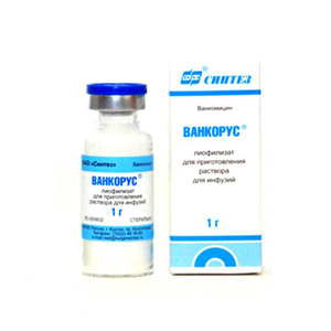 гентам антибактериальный препарат 10 мл Ванкорус Лиофилизат для раствора флакон 1 г