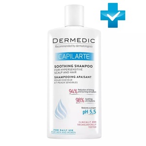 Dermedic Capilarte Шампунь успокаивающий для чувствительной кожи головы 300 мл шампунь для чувствительной кожи головы 300 мл