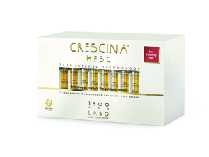 Crescina Transdermic HFSC 1300 для мужчин Лосьон для возобновления роста волос  40 шт crescina hfsc transdermic complete treatment 500 man