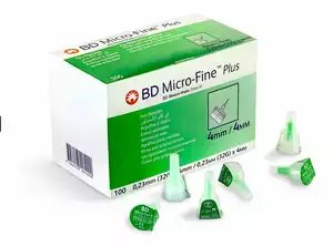 BD Micro-Fine Plus Иглы для Шприц-ручки 0,23 мм x 4 мм 32G одноразового использования 100 шт