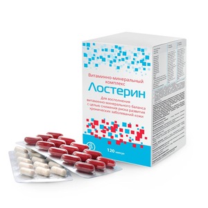 Лостерин витаминно-минеральный комплекс Капсулы 120 шт