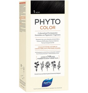 Phytosolba Phytocolor Краска для волос черный 1 phytosolba phytocolor краска для волос 5 светлый шатен