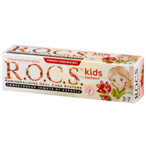 R.O.C.S. Kids Паста зубная барбарис 45 г цена и фото