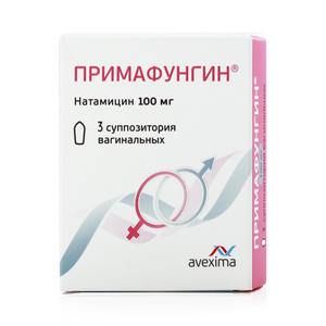 Примафунгин суппозитории вагинальные 100 мг 3 шт