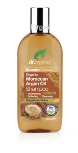 Dr. Organic шампунь для волос "Марокканская аргана", 265 мл