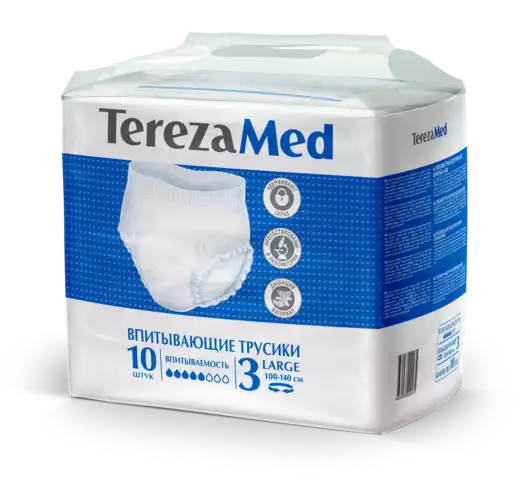 TerezaMed Трусы-Подгузники для взрослых размер L 10 шт